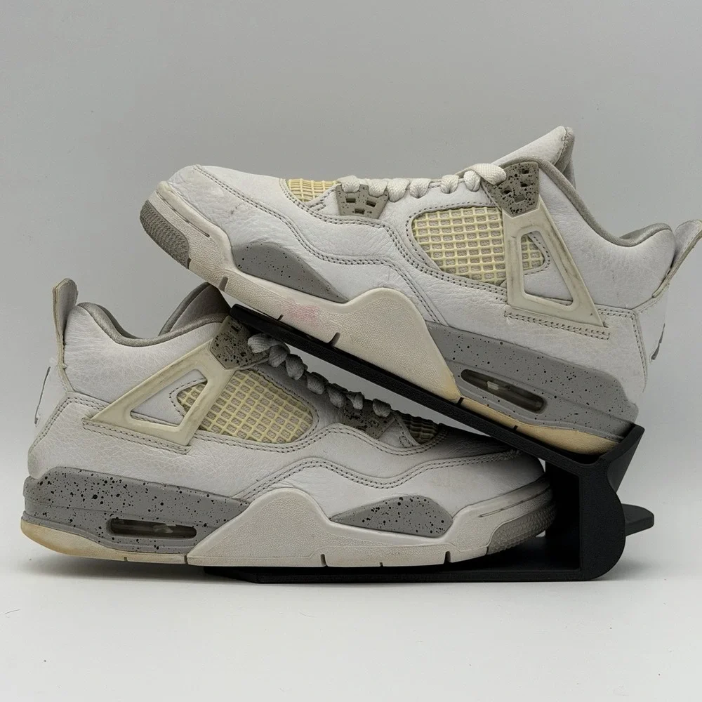 Jordan 4 Retro White Oreo Tech Grey DJ4699-100 Size 5Y Authenticated!! Fast Ship
